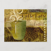 Caffe Latte Postkarte (Vorderseite)