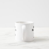 Caffè Macchiato Kaffeetasse Tasse mit individuelle (Rückseite)