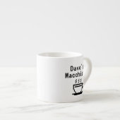 Caffè Macchiato Kaffeetasse Tasse mit individuelle (Vorderseite Rechts)