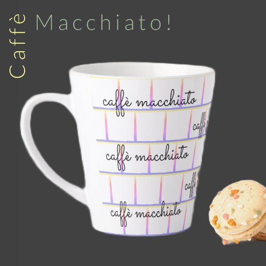 Caffè macchiato on Rainbow Grid Milchtasse