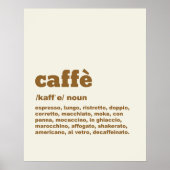 Caffè Poster (Vorne)