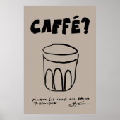 Caffe Poster (Vorne)