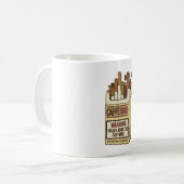 Caffeboro Hochsüchtig machender Kaffeetasse  (Vorderseite Links)