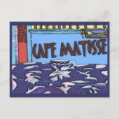 Caffee Matisse Sign Postkarte (Vorderseite)