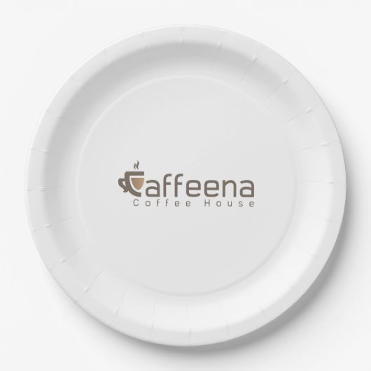 Caffeena-Papierteller Pappteller (Vorderseite)