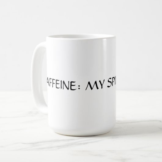 Caffein Kaffeetasse (Vorderseite Links)
