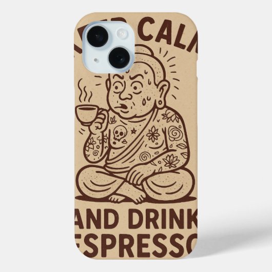 Caffeinated Calling Case-Mate iPhone Hülle (Rückseite)