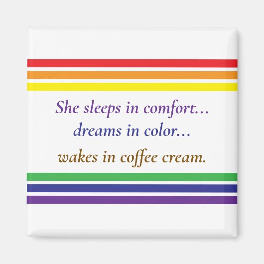 Caffeinated Dreamer Magnet (Vorne)