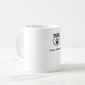 CAFFEINATED & EMBALMING — Anpassbarer lustiger Bec Kaffeetasse (Vorderseite Links)