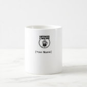 CAFFEINATED & EMBALMING — Anpassbarer lustiger Bec Kaffeetasse (Mittel)