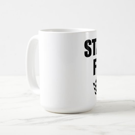 Caffeinated Starter-Flüssigkeit Kaffeetasse (Vorderseite Links)