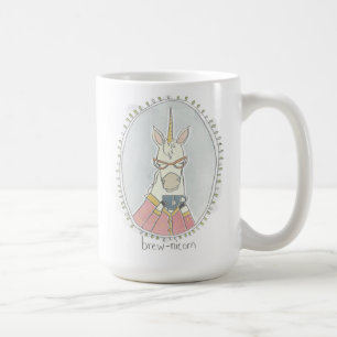 Caffeinated Süsse  BrewUnicorn Kaffeetasse