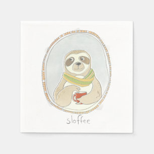 Caffeinated Süsse Sloffee Serviette