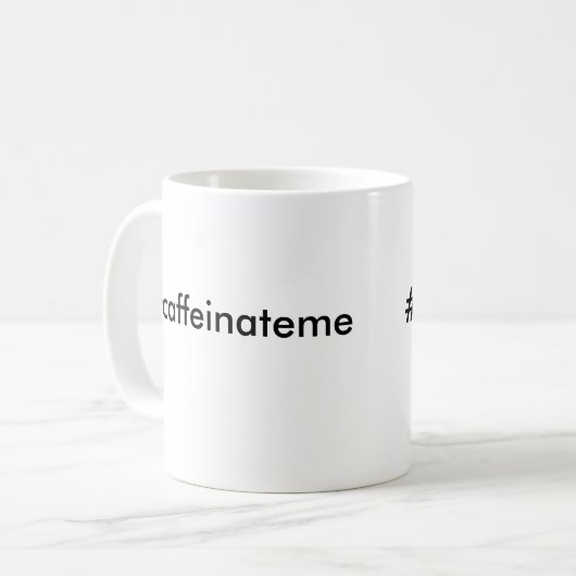 caffeinateme kaffeetasse (Vorderseite Links)