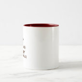 Caffeine Addict Minimalistic Design Coffee Mug Zweifarbige Tasse (Mittel)