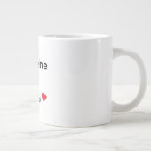 Caffeine and kindness coffee lover Jumbo-Tasse (Rechts)