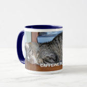 CAFFEINE BITTE! TASSE (Vorderseite Links)