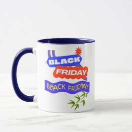 "Caffeine & Cart – Black Friday Hustle" Tasse