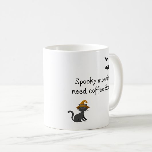 Caffeine, Cats & a Dash of Magic Kaffeetasse (VorderseiteRechts)