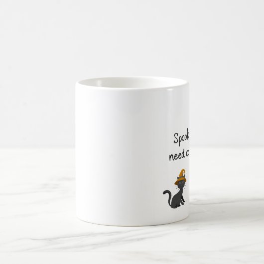 Caffeine, Cats & a Dash of Magic Kaffeetasse (Mittel)