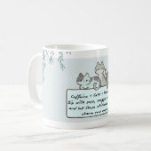 Caffeine & Cats Mug Kaffeetasse (Vorderseite Links)