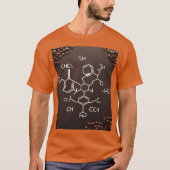 Caffeine Chemical Formula T - Shirt: Scientific & T-Shirt (Vorderseite)