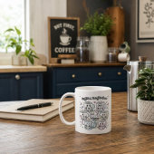 Caffeine, Cutoff & Chaos – Synth Nerd Kaffee Kaffeetasse