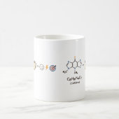 Caffeine Equation–Coffee Powers You Funny Science Kaffeetasse (Mittel)