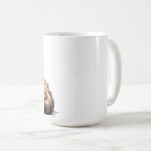 Caffeine First Coffee Mug for Cat & Coffee Lovers Kaffeetasse (VorderseiteRechts)