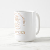 Caffeine Fuels Every Heartbeat Kaffeetasse (VorderseiteRechts)