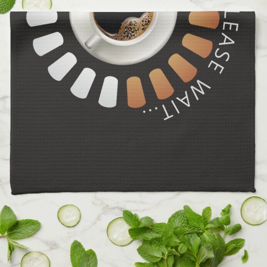 Caffeine loading geschirrtuch (Gefaltet)