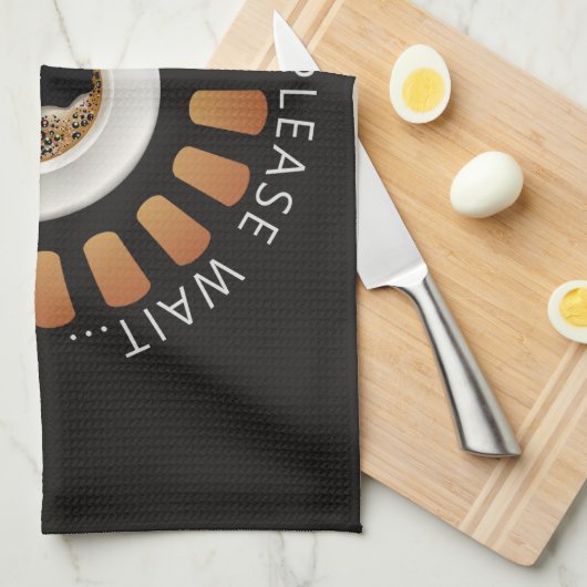 Caffeine loading geschirrtuch (Viertel Falte)