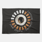 Caffeine loading geschirrtuch (Horizontal)