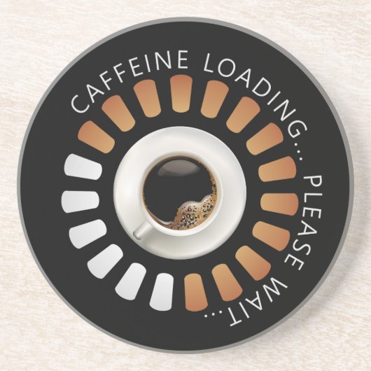 Caffeine loading getränkeuntersetzer (Vorne)