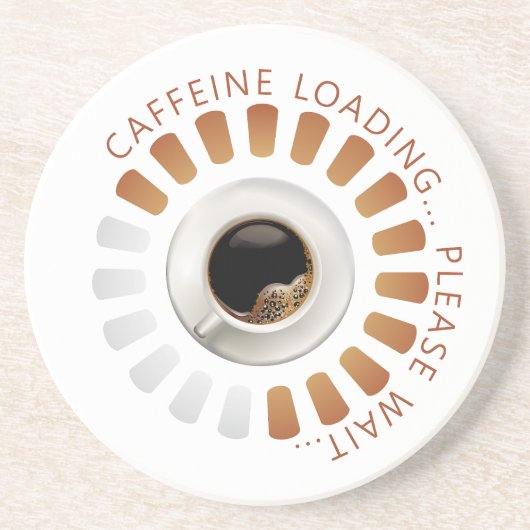 Caffeine loading getränkeuntersetzer (Vorne)