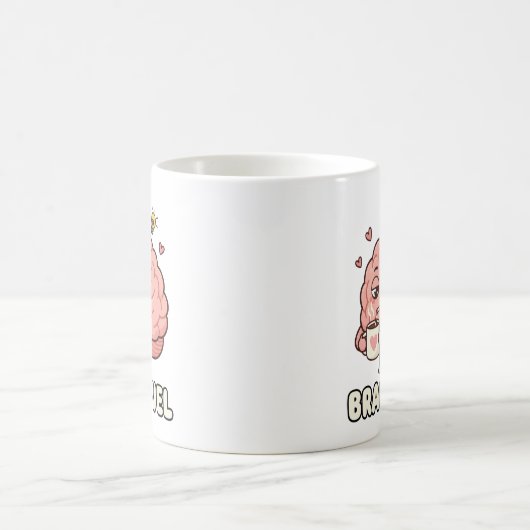 Caffeine Lover brain Kaffeetasse (Mittel)