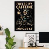 Caffeine Lovers United Poster (Heimbüro)