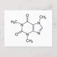 Caffeine Molecule Chemistry Coffee Atoms