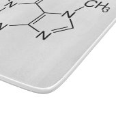 Caffeine Molecule Chemistry Coffee Atoms Schneidebrett (Ecke)