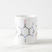 "Caffeine Molecule Chemistry" Kaffeetasse (Mittel)