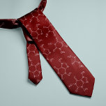 Caffeine Molecule Coffee Lovers Red Krawatte<br><div class="desc">Pattern-Design-Caffein. Looking for a different color? Kein Problem! Simply click the Customize button and select the background color of your choice.</div>