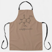 Caffeine Molecule Funny Chemistry Schürze (Vorderseite)