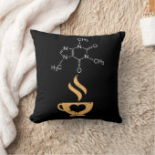 Caffeine Molecule Gift Coffee Lover Science Nerds Kissen (Decke)