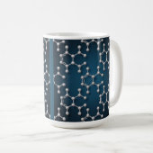 Caffeine Molecules Classic Coffee Mug Kaffeetasse (VorderseiteRechts)