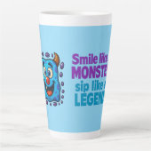 Caffeine Monster Milchtasse (Vorderseite)