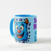 Caffeine Monster Tasse (Vorderseite Links)