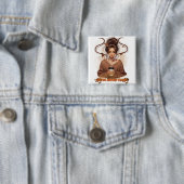 Caffeine Queen Button (Beispiel)