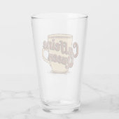 Caffeine Queen Glas (Rückseite)