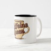 Caffeine Queen Zweifarbige Tasse (VorderseiteRechts)