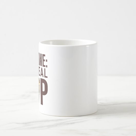 "CAFFEINE: THE REAL MVP" Coffee Mug Kaffeetasse (Mittel)